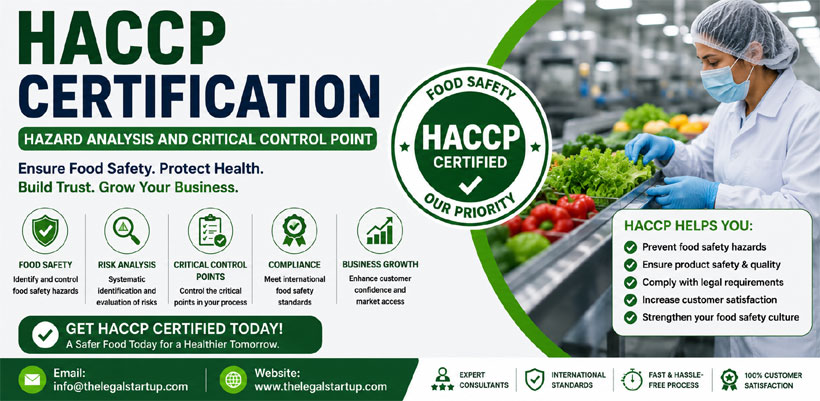 HACCP Registration Services Pune Maharashtra