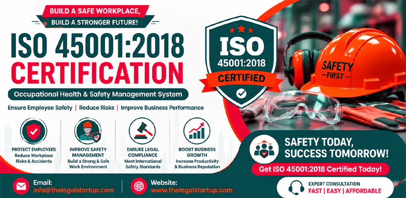 ISO 45001 certification in Chennai