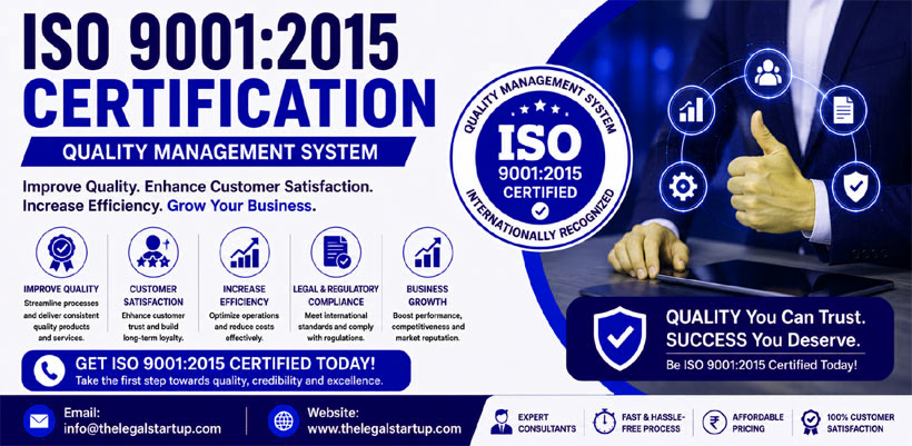 ISO 9001 Certification in Gurugram Haryana