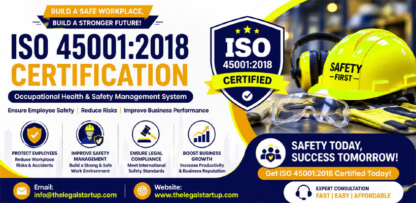 ISO 45001 Certification in Gurugram Haryana