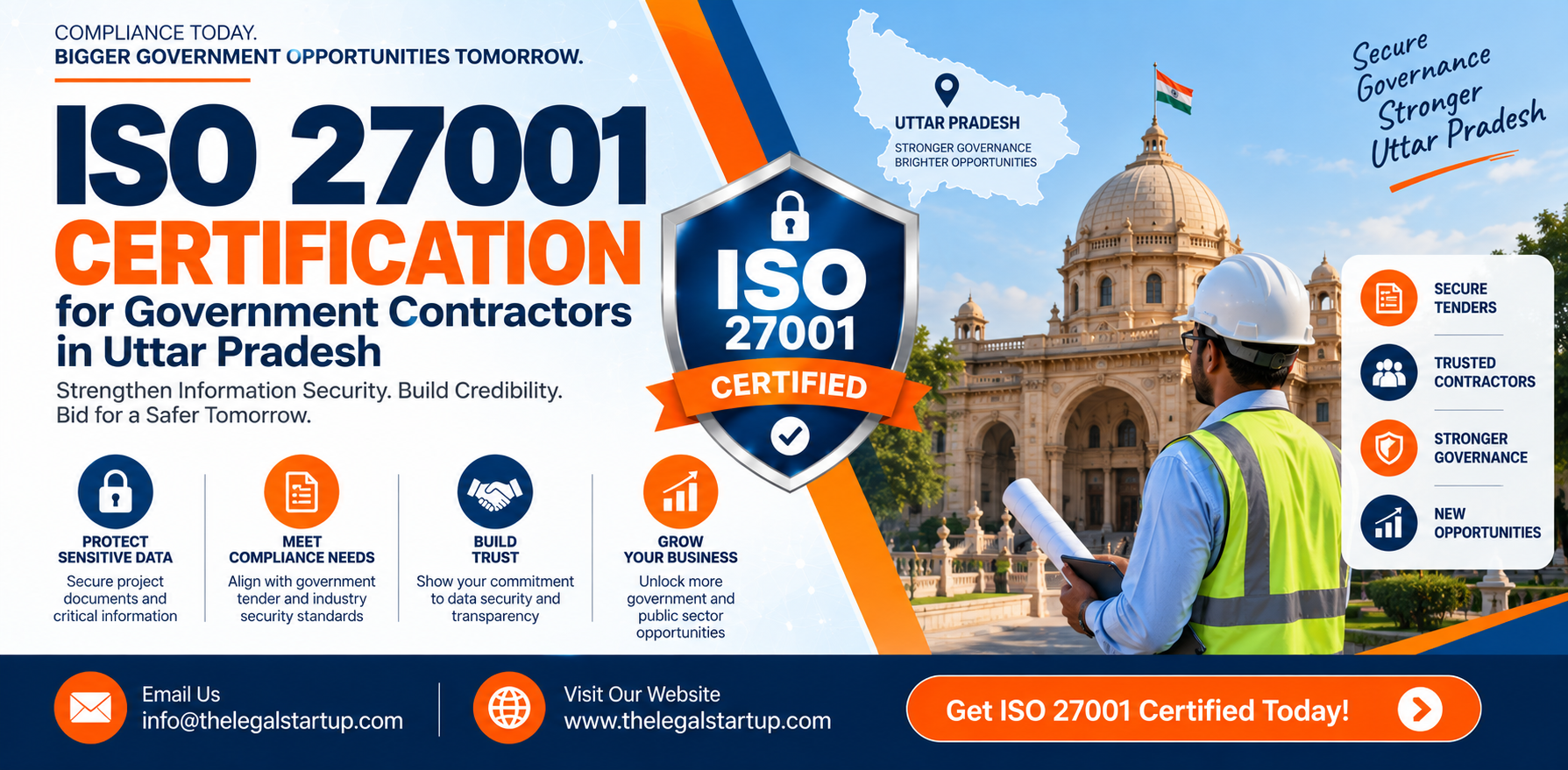 ISO 27001 Certification for Government Contractors in Uttar Pradesh