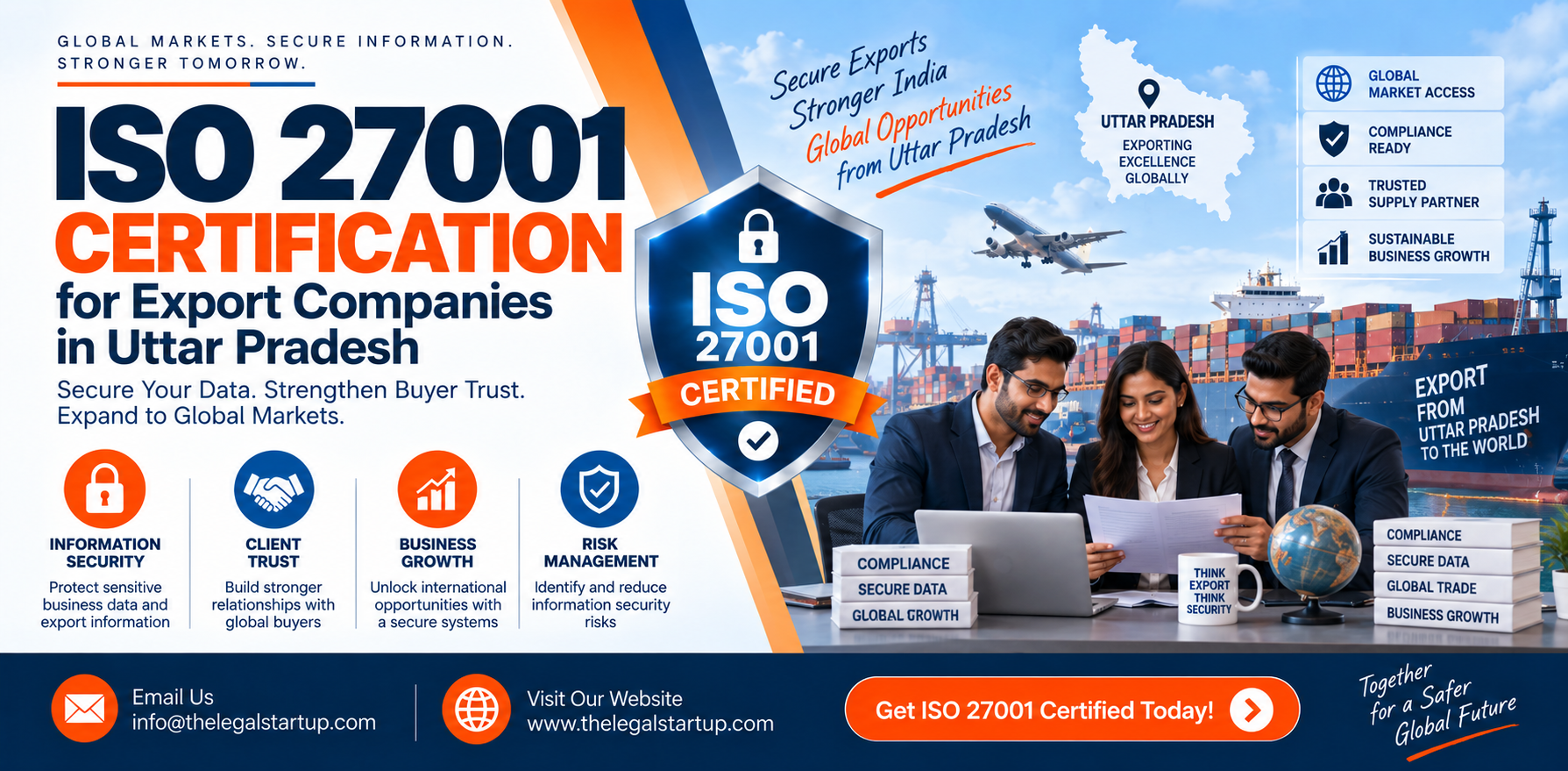 ISO 27001 Certification for Export Companies in Uttar Pradesh