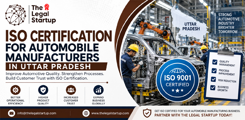 ISO Certification for Automobile Manufacturers in Uttar Pradesh