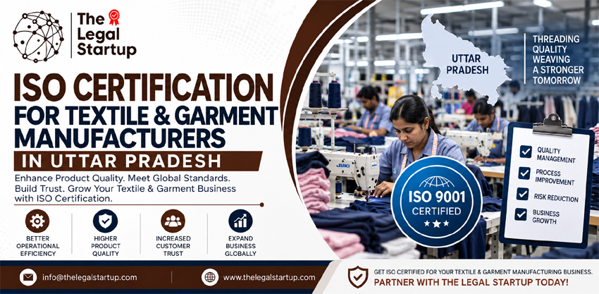 ISO Certification for Textile & Garment Manufacturers in Uttar Pradesh